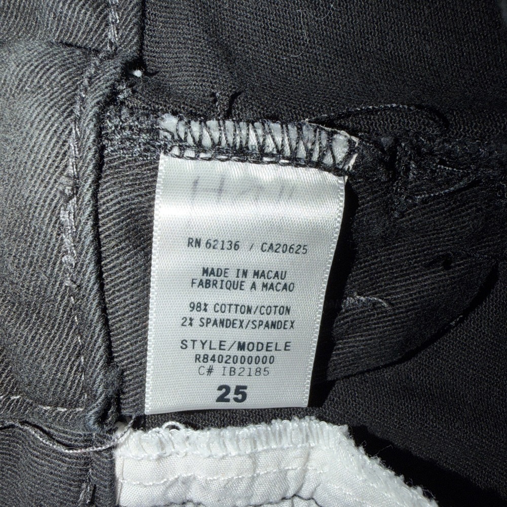 G by GUESS Womens Size 25W Dark Wash Bootcut Jeans Metallic Rose G Back Pockets - Picture 3 of 9